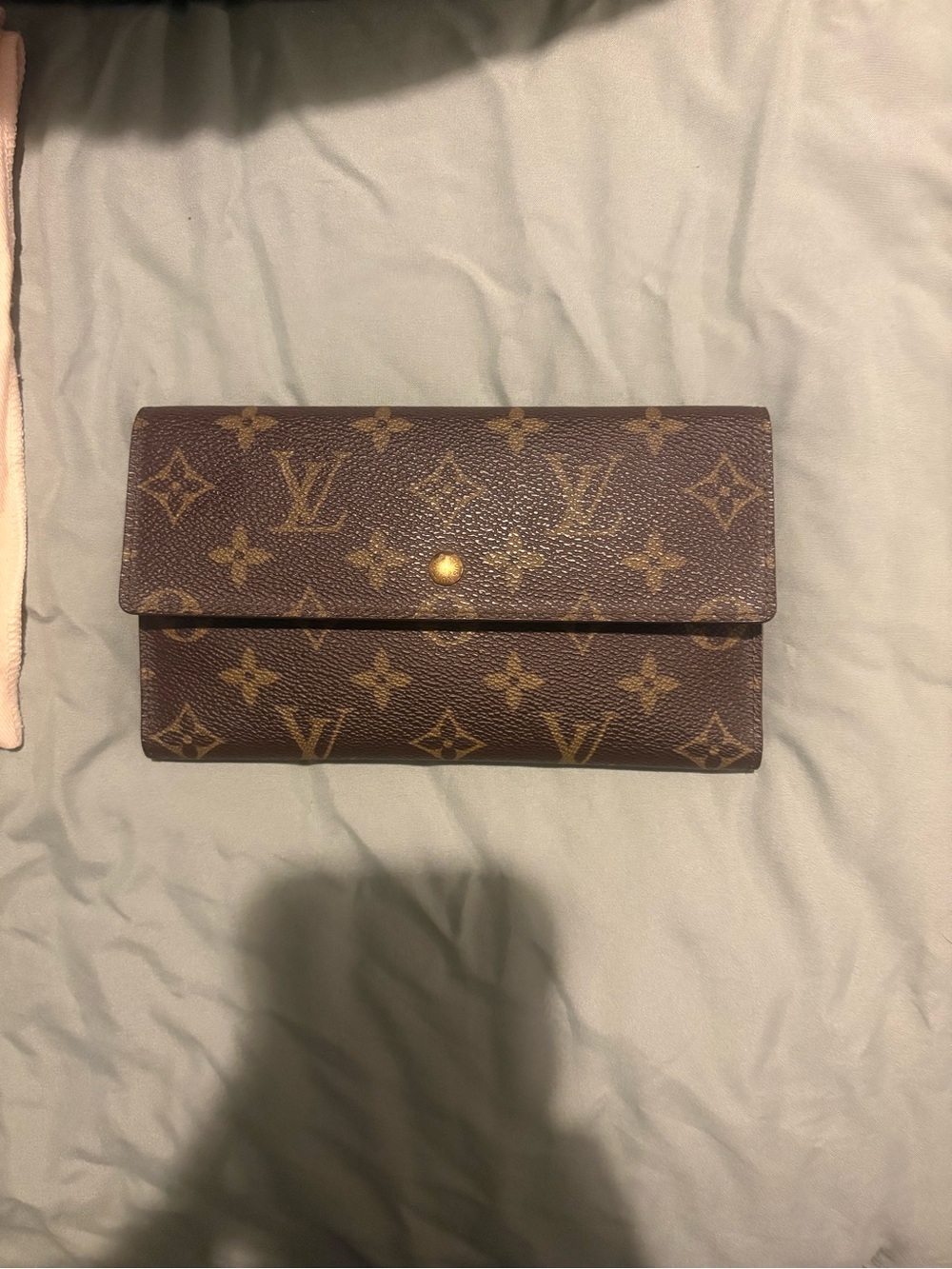Louis Vuitton Monogram Continental Wallet - Brown and Gold